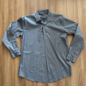 jf j.ferrar Charcoal Dress Shirt